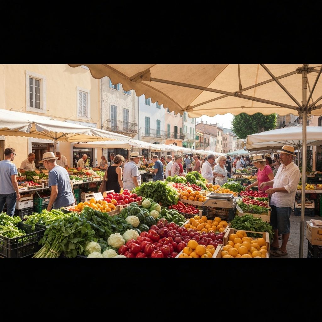 Пазар със сезонни продукти